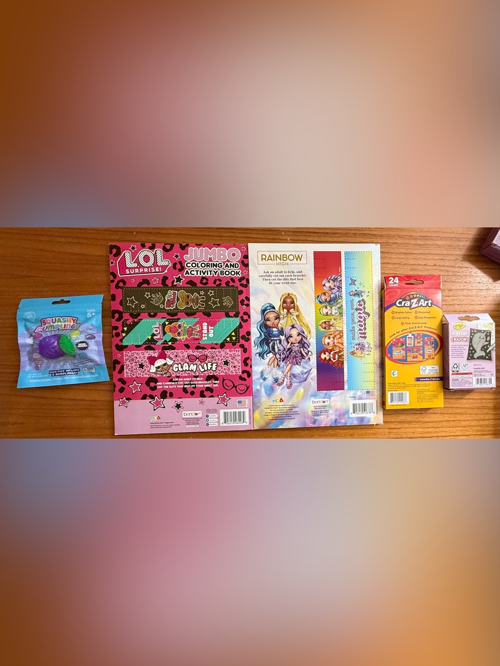 LOL Surprise Dolls and Rainbow High Jumbo Coloring book SQUISHY BUNDLE - Picture 4 of 4